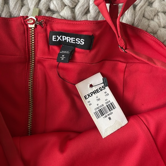 NWT Express Mini Dress in Red - Size: M - Picture 5 of 5